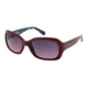 Kenneth Cole KC2722 Sunglasses - Shiny Dark Brown Frame Color, Gradient Smoke Lens Color