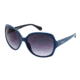 Kenneth Cole KC2724 Sunglasses - Blue Frame Color, Gradient Smoke Lens Color