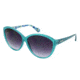 Kenneth Cole KC2726 Sunglasses - Turqoise Frame Color, Gradient Smoke Lens Color