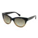 Kenneth Cole KC7124 Sunglasses - Green Horn Frame Color, Gradient Green Lens Color