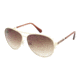 Kenneth Cole KC7158 Sunglasses - Gold Frame Color, Gradient Brown Lens Color
