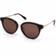 Kenneth Cole KC7228 Sunglasses - Dark Havana Frame Color, Brown Polarized Lens Color