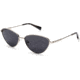 Kenneth Cole KC7235 Sunglasses - Shiny Light Nickeltin Frame Color, Smoke Polarized Lens Color