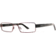 Kenneth Cole New York KC0110 Eyeglass Frames - Shiny Dark Brown Frame Color