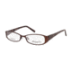 Kenneth Cole New York KC0165 Eyeglass Frames - Matte Dark Brown Frame Color