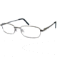 Kenneth Cole New York KC0728 Eyeglass Frames - Shiny Dark Nickeltin Frame Color