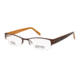 Kenneth Cole New York KC0739 Eyeglass Frames - Shiny Dark Brown Frame Color