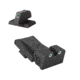 Kensight Bomar BMCS Adjustable Target 1911 Rear Night Sight Set w/Square Blade, Black, 960-096