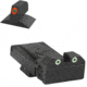 Kensight Bomar BMCS Beveled Blade Adjustable Target 1911 Rear Night Sight Set w/Deep Sight Notch, Beveled Blade, Black, 980-099