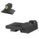 Kensight Bomar BMCS Beveled Blade Adjustable Target 1911 Rear Night Sight Set w/Deep Sight Notch, Square Blade, Black, 990-095
