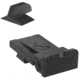 Kensight Bomar BMCS Serrated Adjustable Target 1911 Rear Sight w/ Rounded Serrated Blade, Black, 970-013