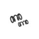 Kensight Bomar BMCS &amp; Rollo Sight Elevation Spring Set, Black, 840-220