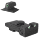 Kensight Bomar BMCS Adjustable Target 1911 Rear Night Sight Set w/Contoured Profile, Black, 970-093