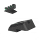 Kensight DFS Serrated Blade Fiber Optic Fixed Rear 1911 Sight, Black, 940-621