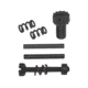 Kensight Elliason Rear Sight Complete Hardware Set, Black, 840-100