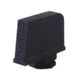 Kensight Glock Serrated Pistol Front Sight, 0.350in Tal, Black, 870-931