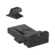Kensight LPA TRT Rounded Serrated Blade, Adjustable Target 1911 Rear Sight, w/ 0.200in Tall, Serrated 1911 Front Sight, Contoured Profile, Black, 970053