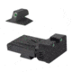 Kensight LPA TRT Rounded Blade Contoured Tritium Adjustable Rear Night Sight, Black, 970-253