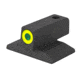 Kensight ProGlo Tritium Flat Base Front Night Sight, 0.200in Tall, Green, 890-820
