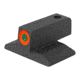 Kensight ProGlo Tritium Flat Base Front Night Sight, 0.170in Tall, Orange, 880-817
