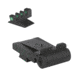 Kensight Rollo 1911 Low-Profile Fiber Optic Contoured Adjustable Combat Sight Set, Black, 940-008