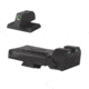 Kensight Adjustable Beveled Flat Base Tritium Pistol Night Sight Set, Ruger SR1911, Front, Black, 962263