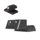 Kensight DFS Serrated Blade Fixed Rear 1911 Night Sight w/Flat Profile, Black, 960-622