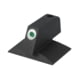 Kensight Beveled Flat Base Tritium Pistol Night Sight, Springfield, Front 0.180in Tall, Black, 870748