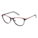 Kenzo 2241 Progressive Prescription Eyeglasses - Frame BLACK/ RED, Size 53/18mm KZ224101