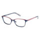 Kenzo 2242 Progressive Prescription Eyeglasses - Frame NAVY/RED, Size 53/17mm KZ224202