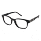 Kenzo 4164 Single Vision Prescription Eyeglasses - Frame BLACK, Size 52/18mm KZ416401