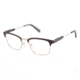 Kenzo 4201 Progressive Prescription Eyeglasses - Frame BLACK/GOLD, Size 53/20mm KZ420102