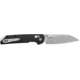 Kershaw Iridium Folding Knife, 3.45in, D2 Steel, Reverse Tanto Blade, 6061-T6 Aluminum, Black Handle, 2038R