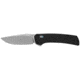 Kershaw Layup Folding Knife, 3.4 in, D2 Steel, Drop Point Blade, Nylon, Black Handle, 2047