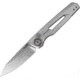 Kershaw Auto Launch 11 Button Lock Automatic Folding Knife, 2.75in, CPM 154 Stainless, Stonewash Finish, Drop Point Blade, Raw Aluminum Handle, KS7550RAW