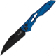 Kershaw Auto Launch 13 Button Lock Automatic Folding Knife, 3.5in, CPM 154, Plain Wharncliffe Blade, Blue Aluminum Handle, 7650BLU