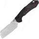 Kershaw Launch 14 Automatic Folding Knife, 3.3in, CPM-154, Cleaver Blade, Stonewash Finish, Black Aluminum/Carbon Fiber Handle, 7850RDSW