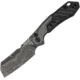 Kershaw Launch 14 Automatic Folding Knife, 4.38in Closed, 3.38in Damascus Steel Cleaver Style Blade, Gray Anodized Aluminum Handle, 7850BLKDAM