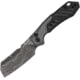Kershaw Launch 14 Automatic Folding Knife, 4.38in Closed, 3.38in Damascus Steel Cleaver Style Blade, Gray Anodized Aluminum Handle, 7850BLKDAM