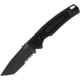 Kershaw Launch 16 Automatic Folding Knife, 3.45in, CPM M4, Black Tanto Blade, Black 6061-T6 Aluminum Handle, 7105