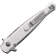 Kershaw Auto Launch 8 Button Lock Automatic Folding Knife, 3.5in, CPM-154, Spear Point Blade, Stonewash Finish, Raw Aluminum Handle, KS7150RAW