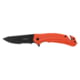 Kershaw Barricade Assisted Opening Folding Knife, 3.5in, 8Cr13MoV, Drop Point, Glass-filled Nylon Orange Handle, Black, 8650ST