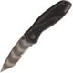 Kershaw Blur Tiger Striped A/O Folding Knife,3.375in,Partially Serrated,Tanto, Black, Aluminum Handle, 1670TTSST