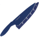 Kershaw Chefs Knife 8 in Navy Blue Fixed Blade Knife, 8in, Stainless Steel, Standard Edge, Blue, Synthetic Handle, AB5076