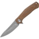 Kershaw Concierge Folding Knife, 3.25 in, Stainless Steel, Drop Point, Micarta, Brown Micarta, 4020MIB