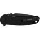 Kershaw Conduit Assisted Opening Folding Knife, 2.9in, 8Cr13MoV, Spear Point, Glass-Filled Nylon Bkack Handle, 1407ST