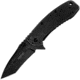 Kershaw Cryo II, Blackwash Stainless Handle, Blackwash Tanto Plain K1556TBW