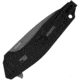 Kershaw Dividend Composite Folding Knife, 3 in, CPM-D2 Steel, Wharncliffe Blade, Anodized Aluminum Black Handle, 1812BLKCB