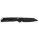 Kershaw Iridium Folding Knife, 3.45in, D2 Steel, Reverse Tanto Blade, Aluminum, Black Handle, 2038RBLK