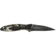 Kershaw Leek Assisted Opening Folding Knife, 3 in, 14C28N, Drop Point, Aluminum, Camo Handle, 1660KC